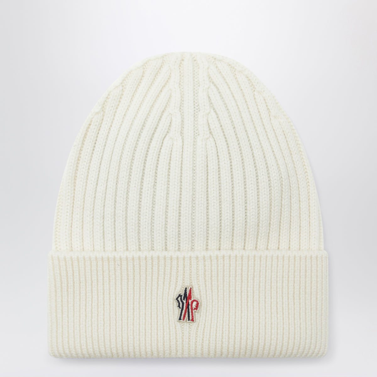 Bonnet blanc ivoire en laine