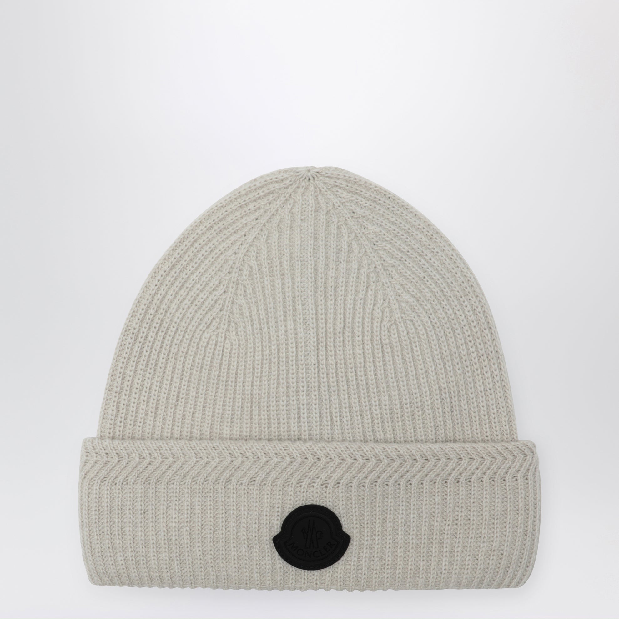Berretto in lana e cashmere bianco