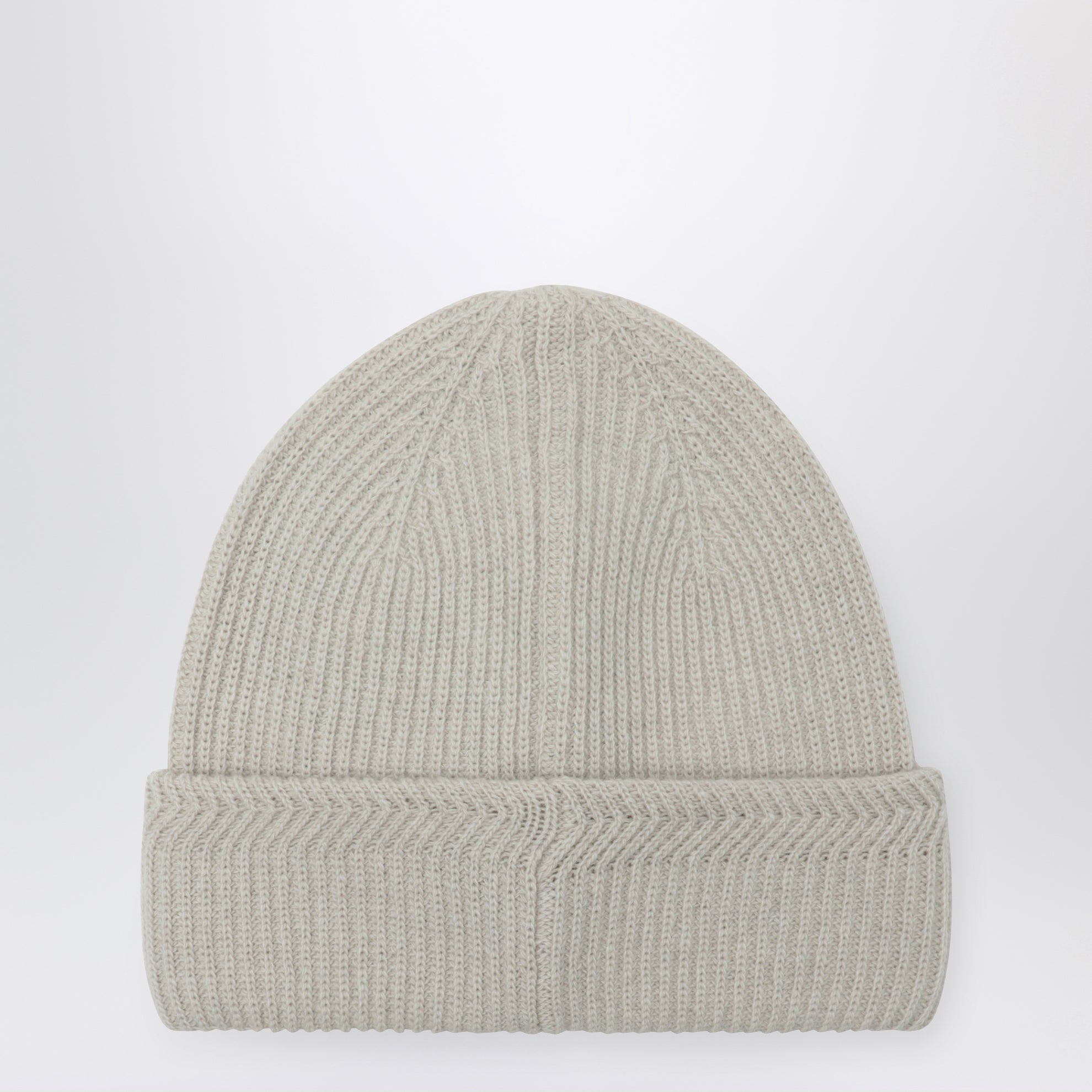 Berretto in lana e cashmere bianco