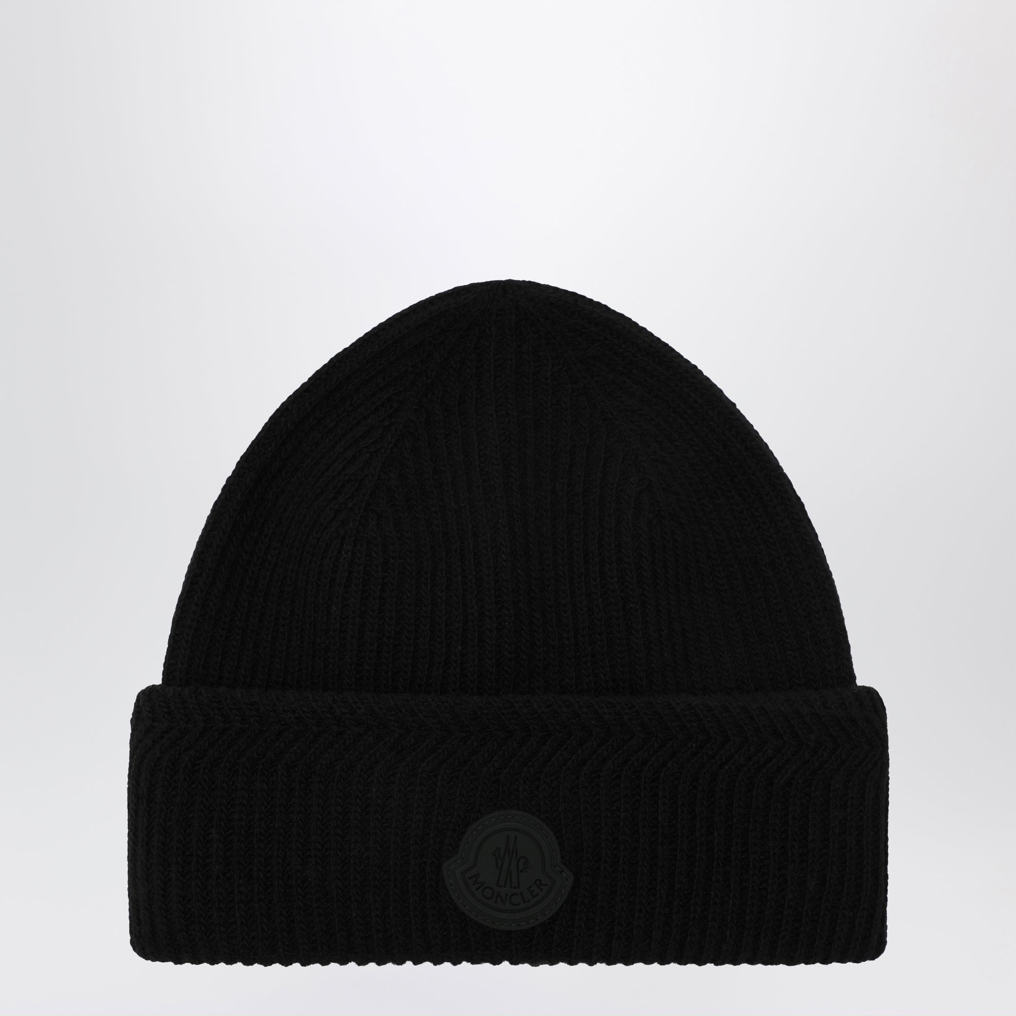 Berretto in lana e cashmere nero