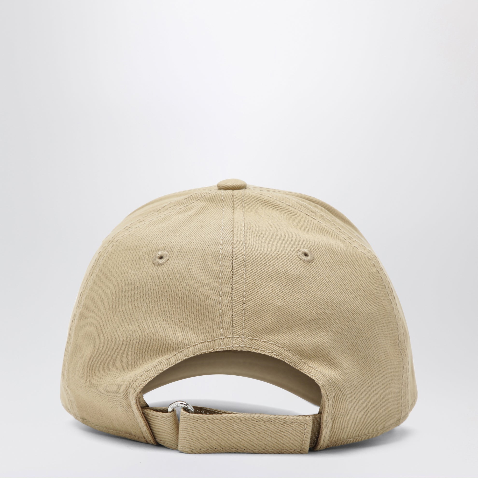 Casquette de baseball beige avec patch logo