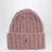 Berretto rosa ciliegia in misto alpaca a costine