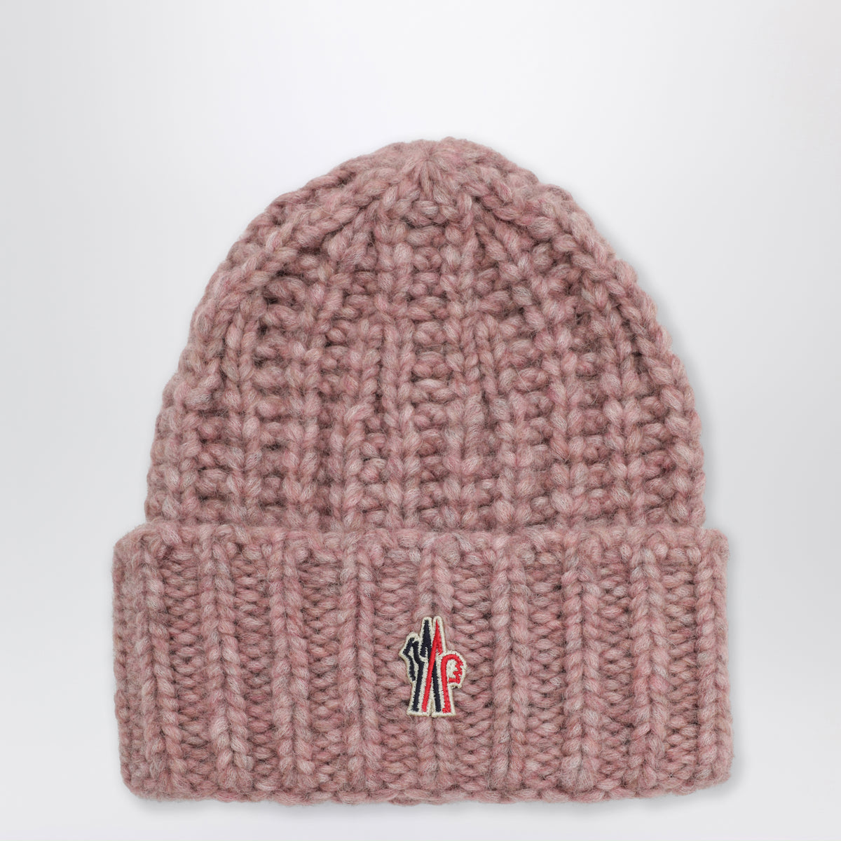 Berretto rosa ciliegia in misto alpaca a costine
