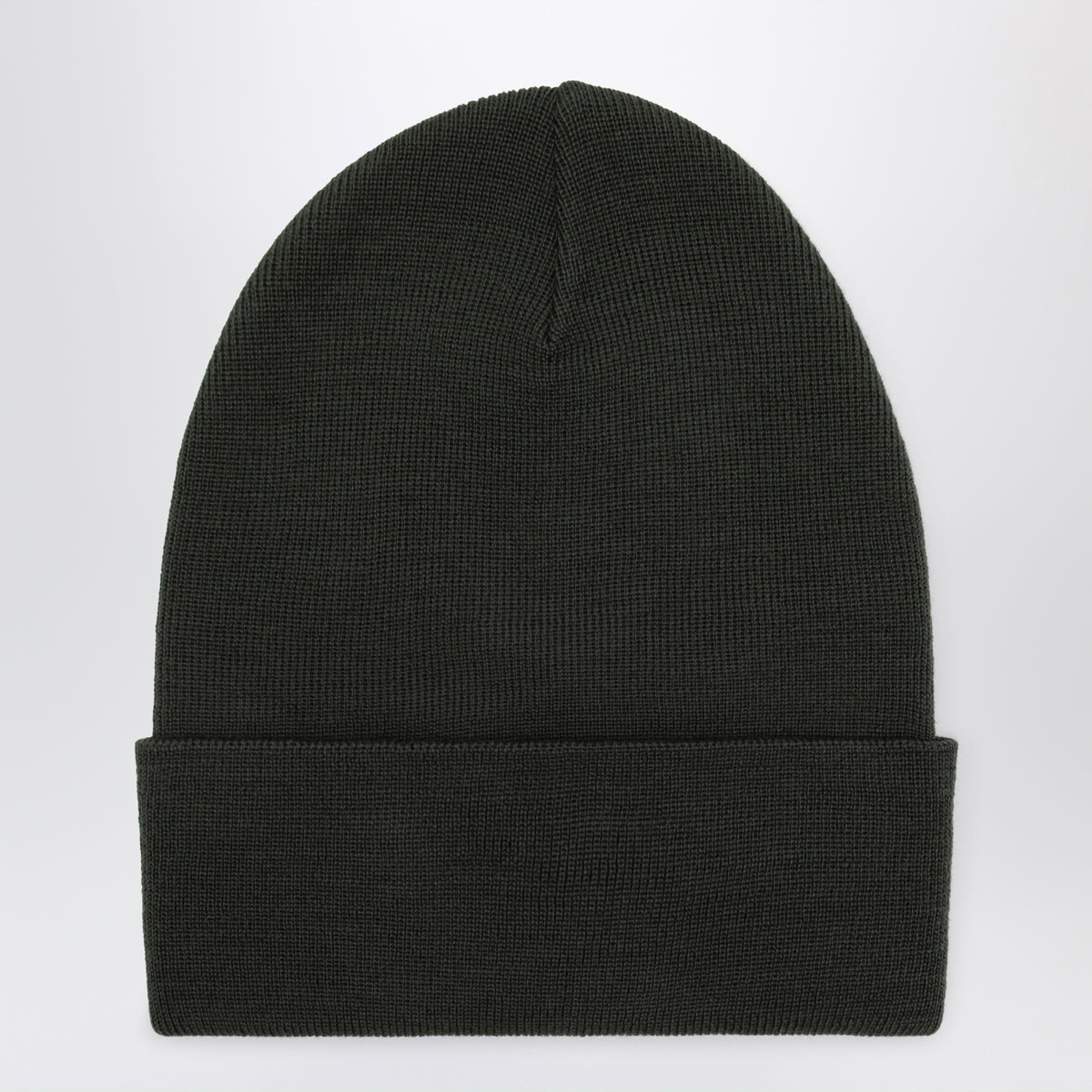 Chapeau olive en pure laine