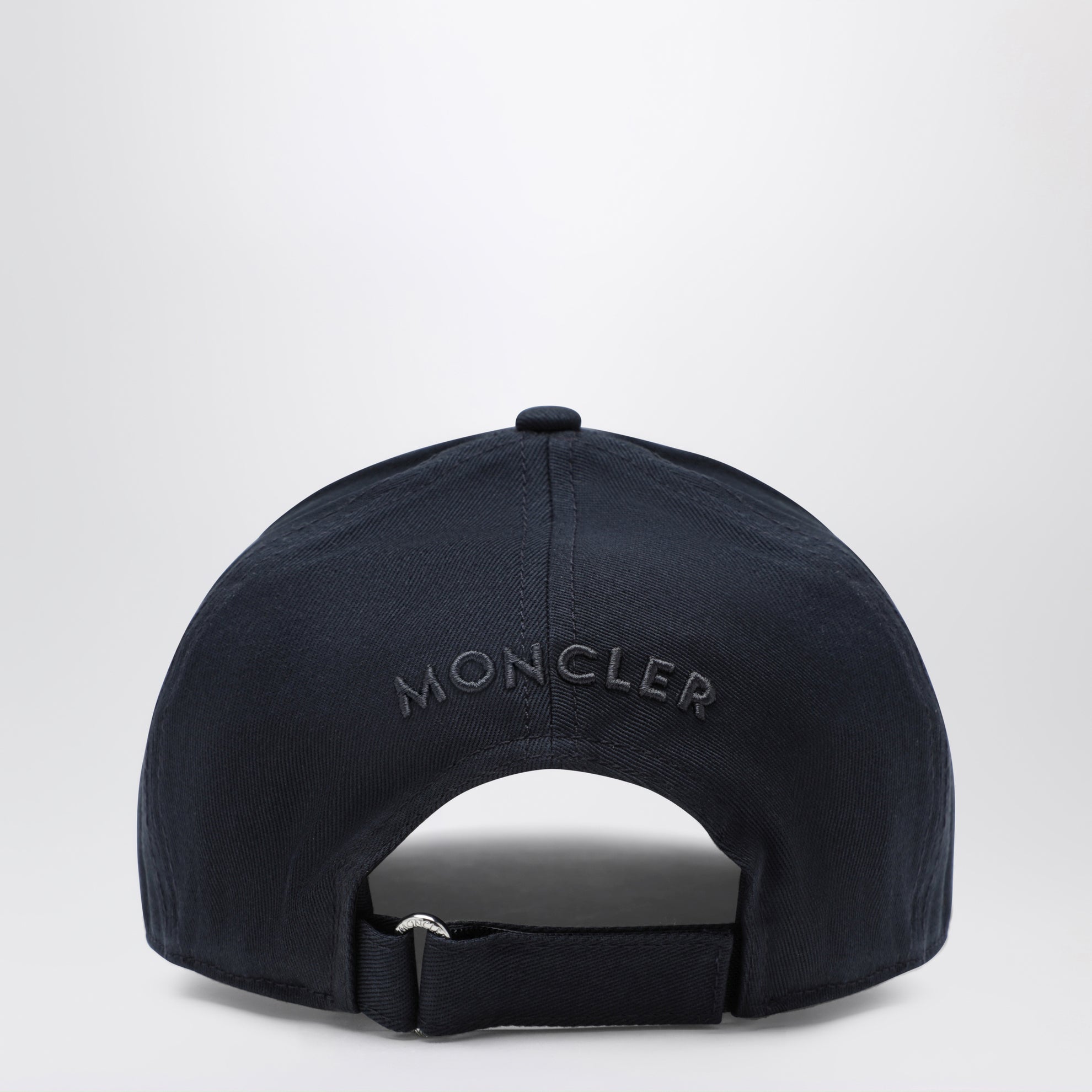 Cappello da baseball con patch in cotone blu