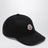 Schwarze Baseballkappe aus Baumwolle mit Patch