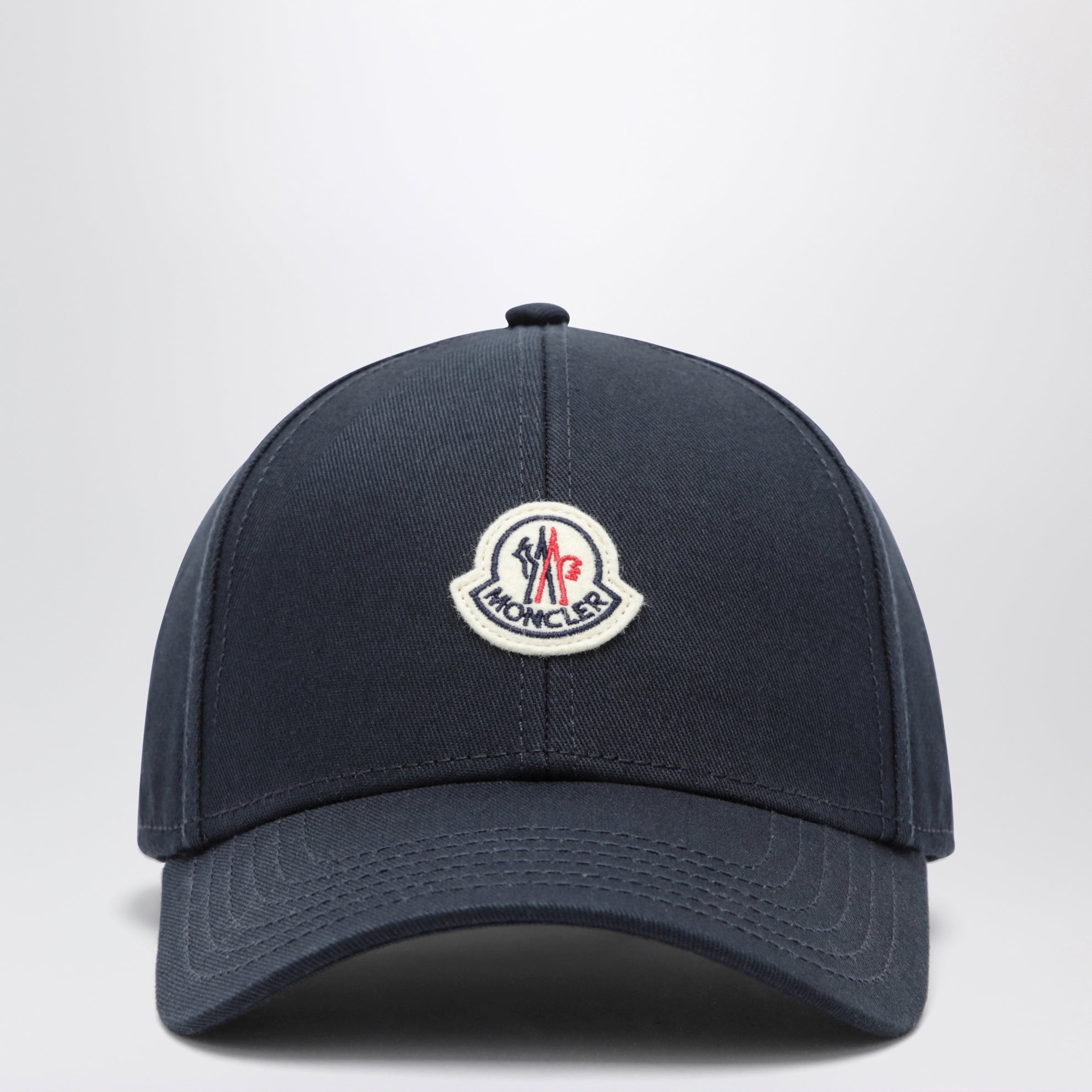 Marineblaue Baseballkappe mit Logo-Patch