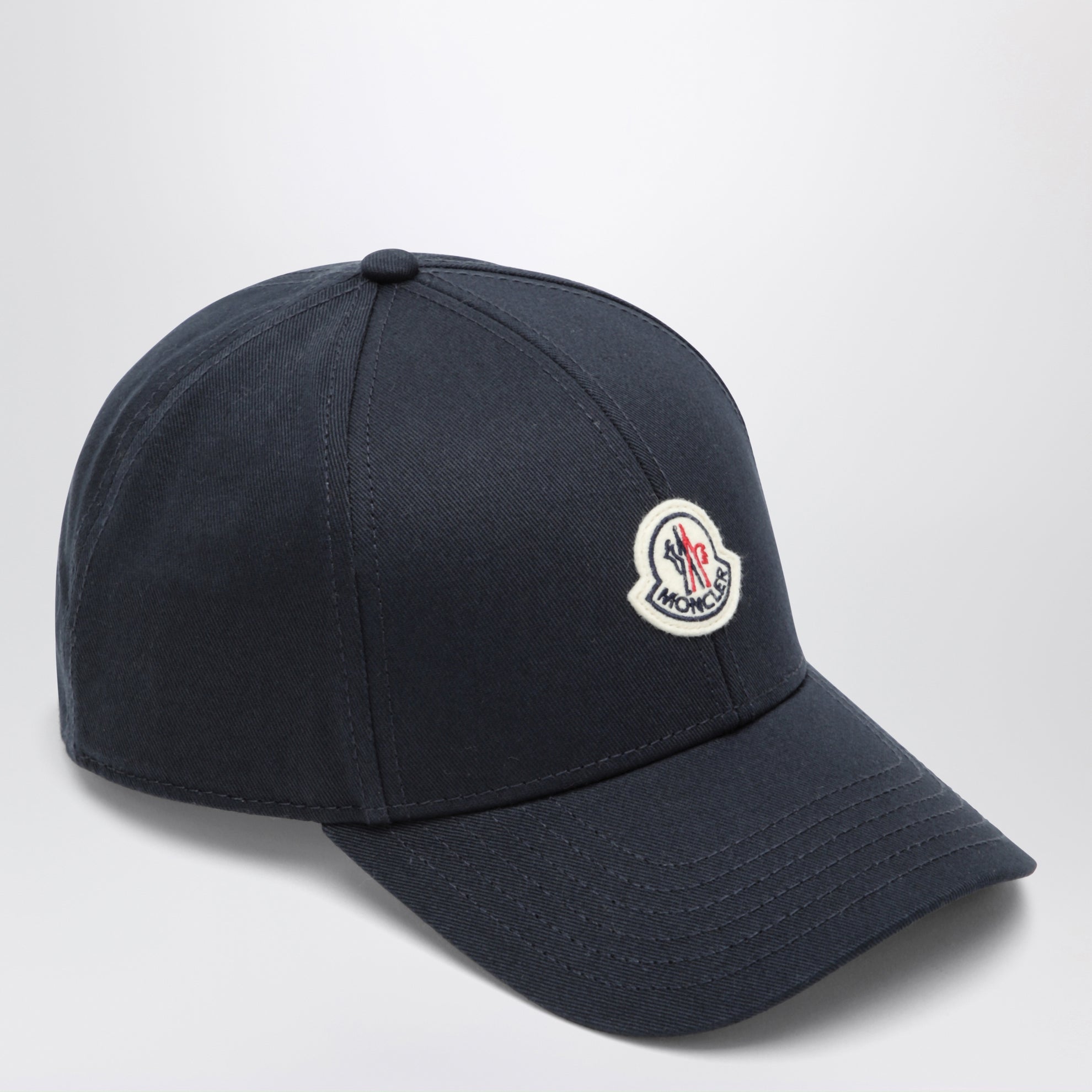 Marineblaue Baseballkappe mit Logo-Patch