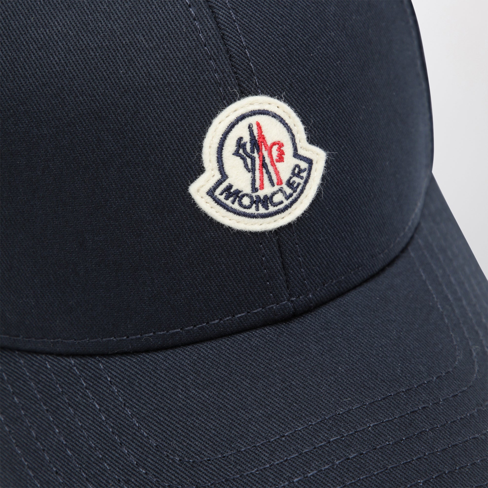 Marineblaue Baseballkappe mit Logo-Patch