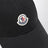 Schwarze Baseballkappe mit Logo-Patch