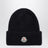 Blue wool and cashmere beanie
