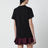 Black T-shirt with logo print