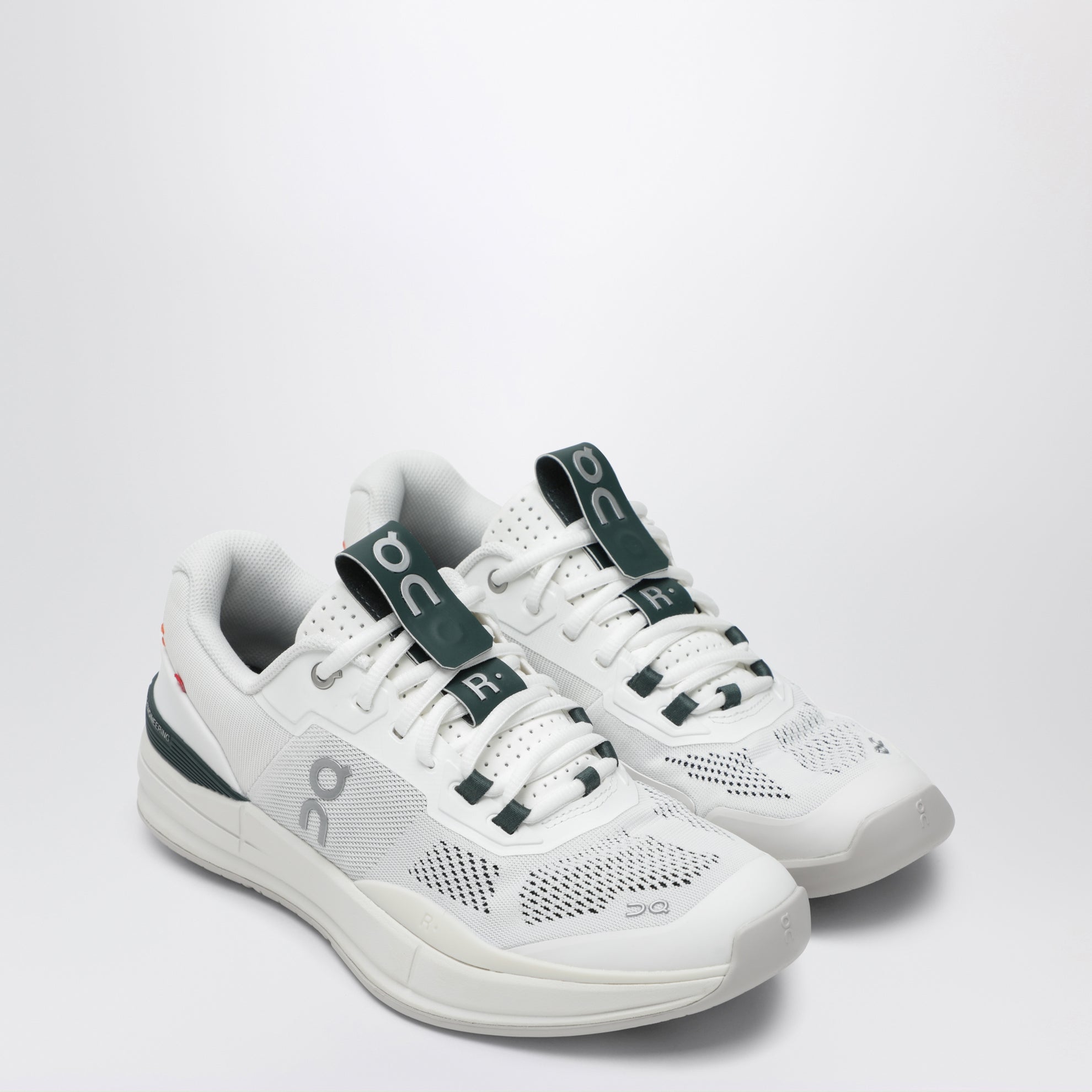 Scarpe da tennis THE ROGER Pro in mesh bianco e verde