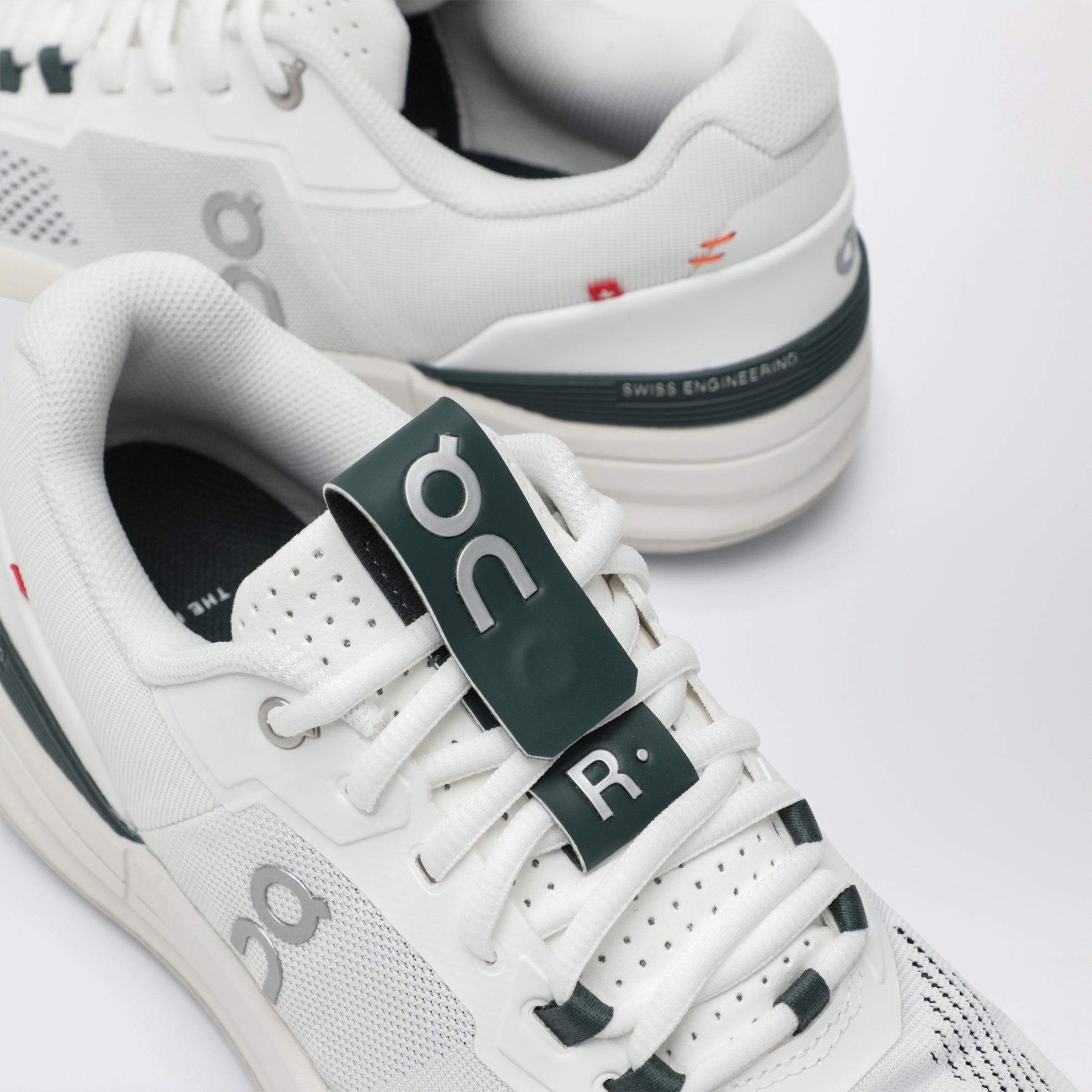 Scarpe da tennis THE ROGER Pro in mesh bianco e verde