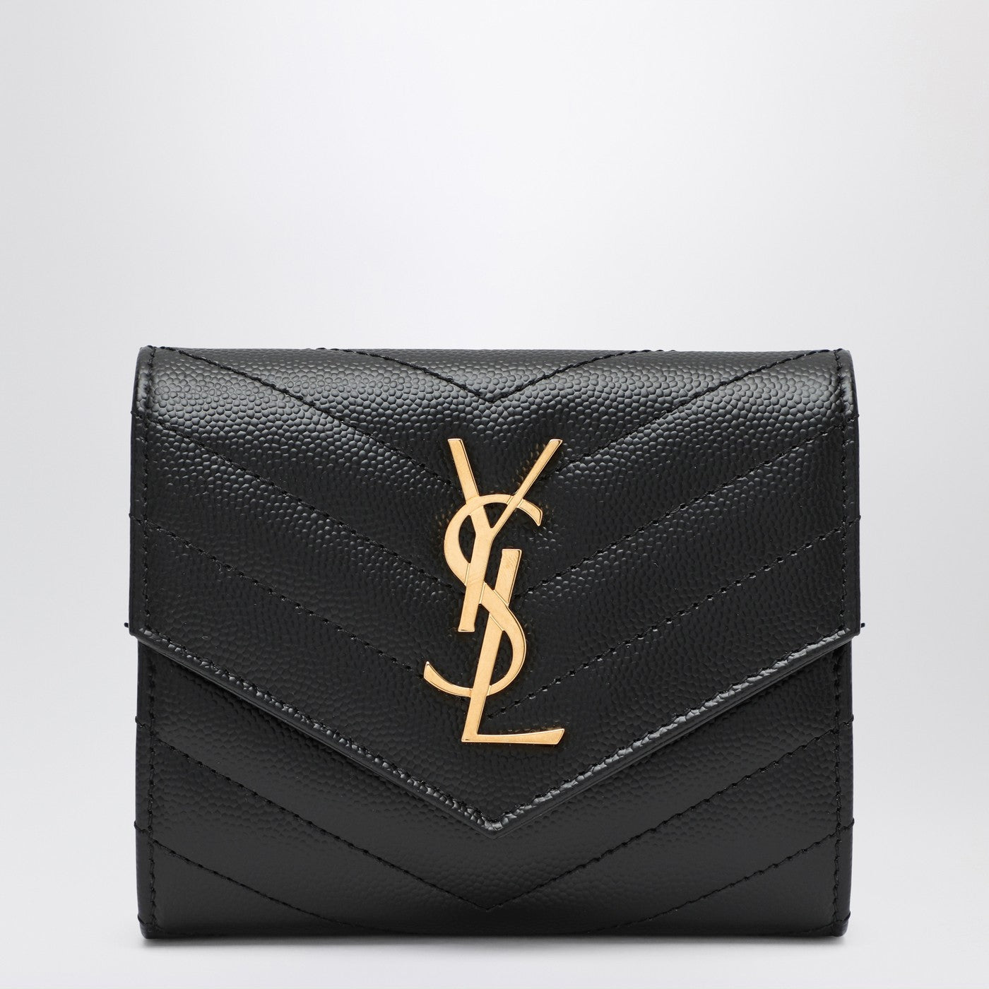 Dreifache Cassandre-Brieftasche schwarz