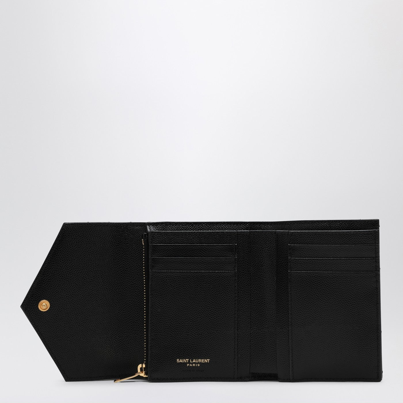 Dreifache Cassandre-Brieftasche schwarz