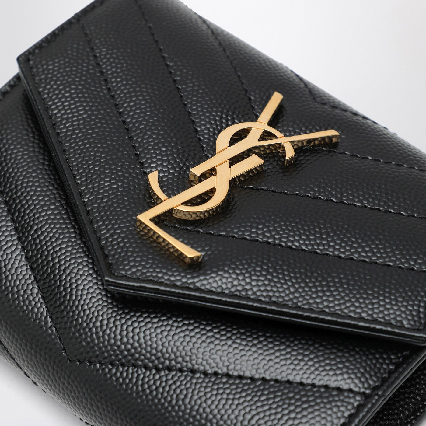 Dreifache Cassandre-Brieftasche schwarz