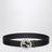 Ceinture avec boucle Interlocking GG noire