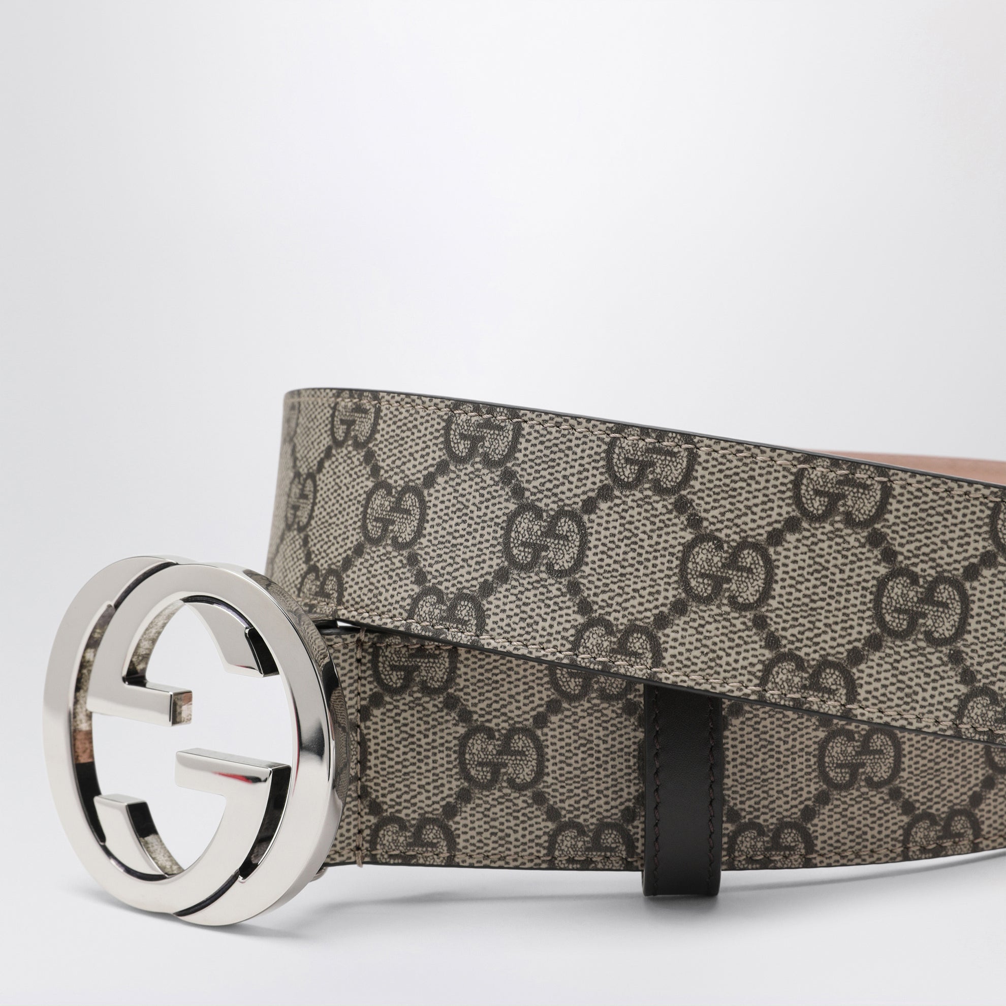 Cintura in tessuto GG Supreme con fibbia GG