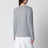 Light grey mélange long-sleeve T-shirt