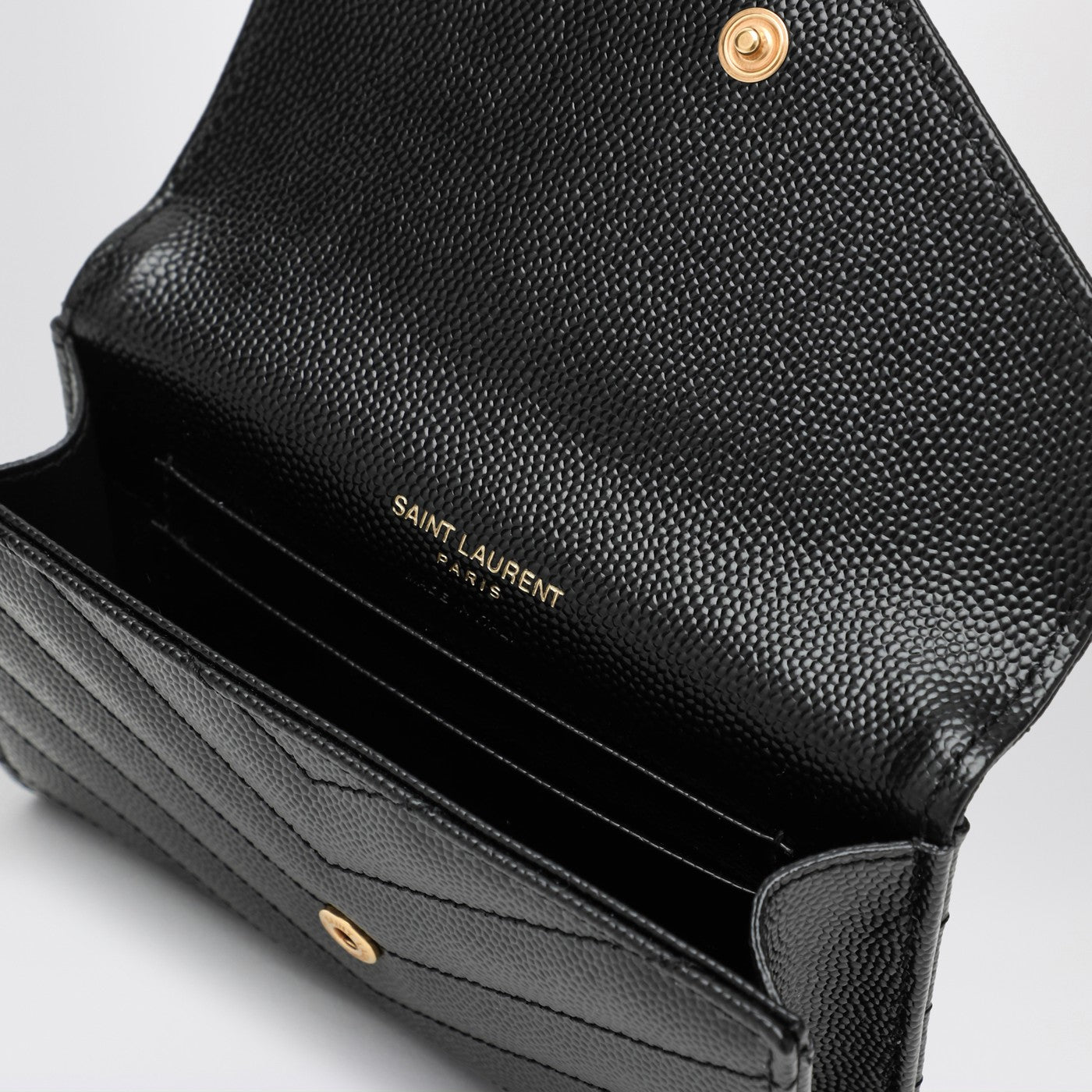 Black Monogram Envelope small wallet
