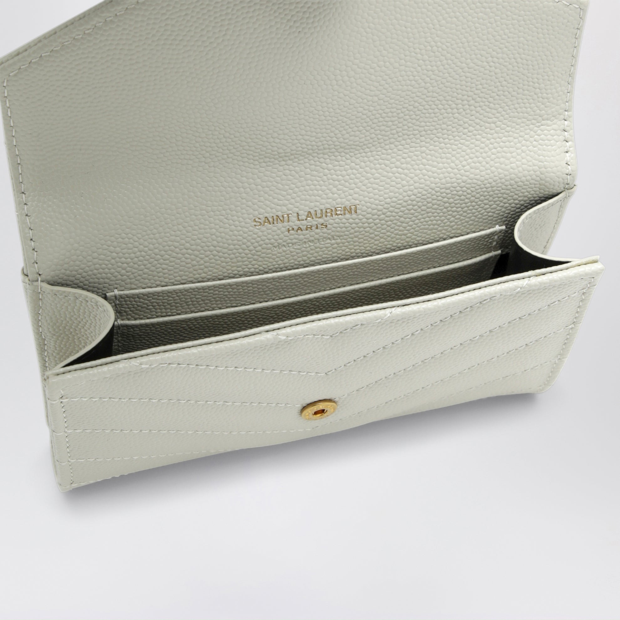 Monogram Envelope small wallet in cream