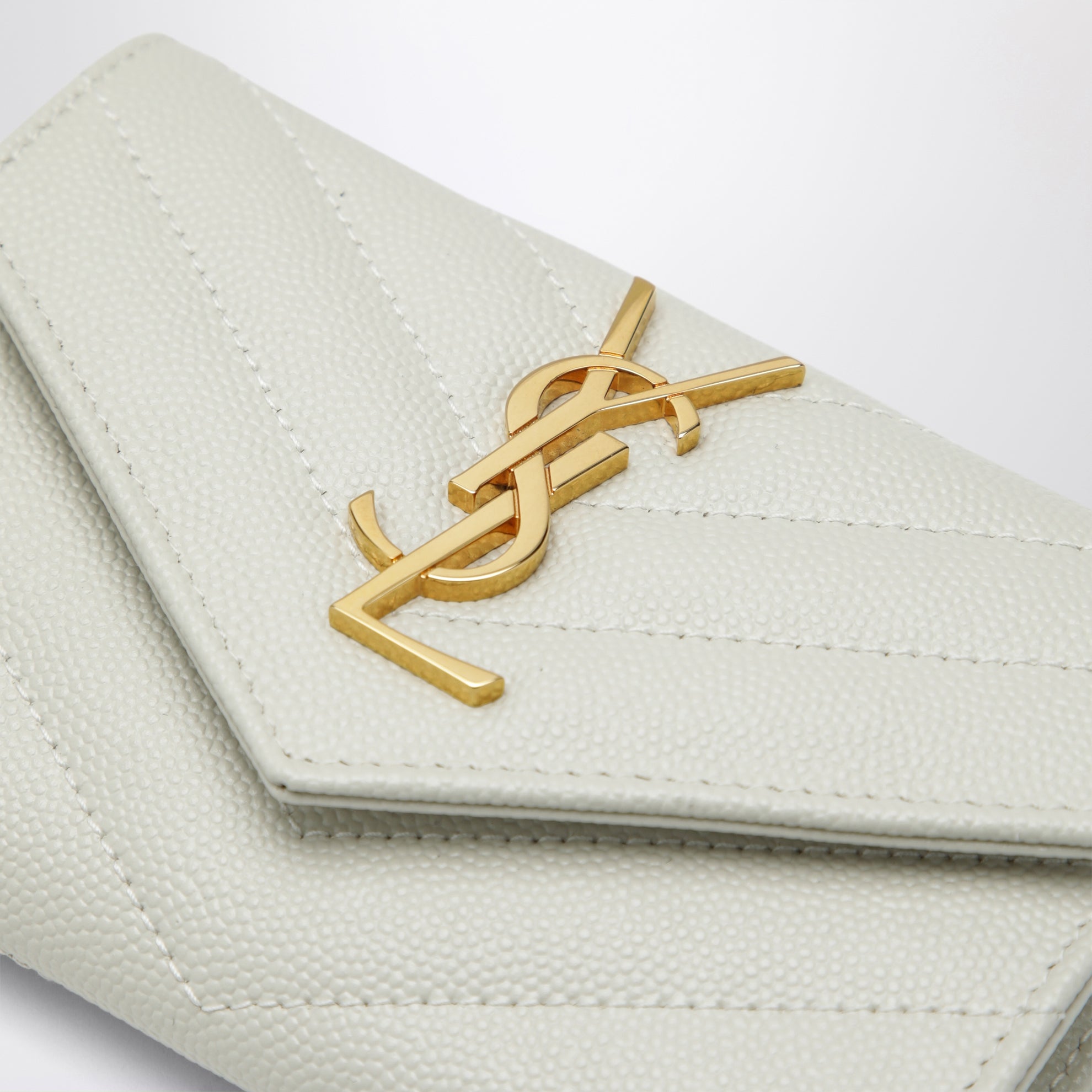 Monogram Envelope small wallet in cream
