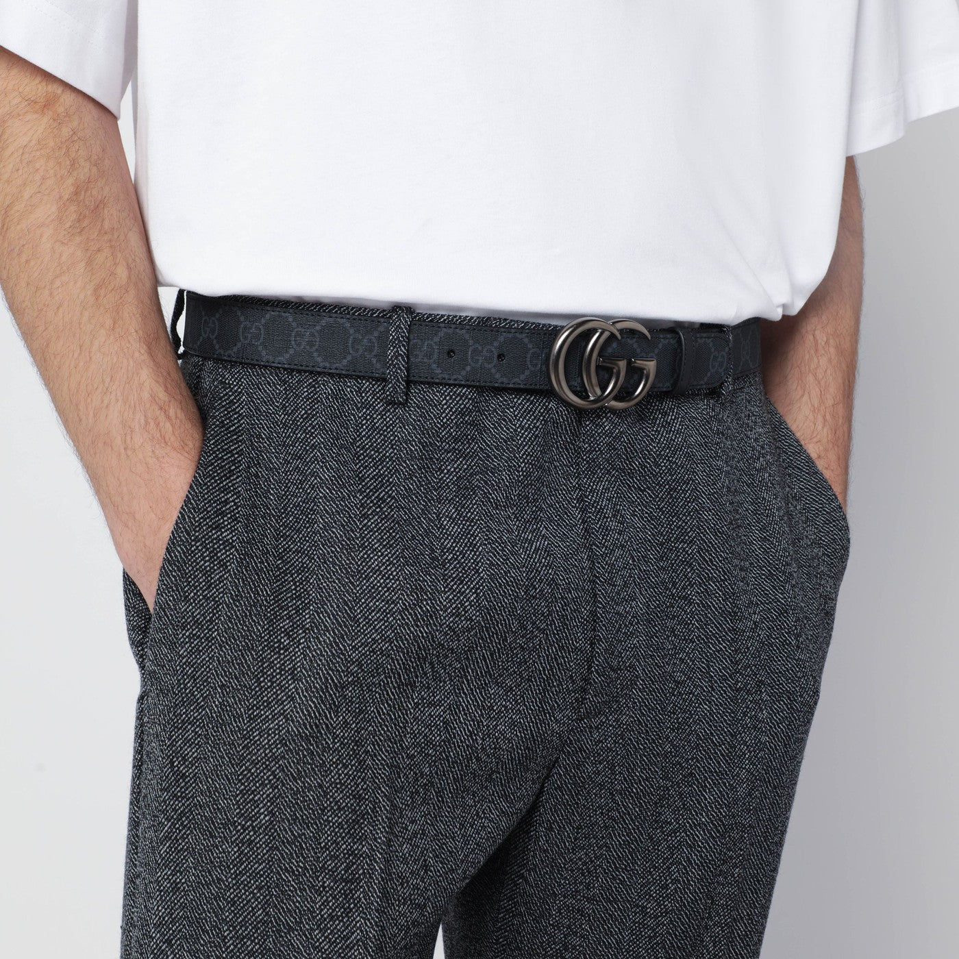 Ceinture GG Marmont noir