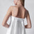 Peplum-Bustier in Optisch Weiß