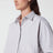 Striped cotton shirt in Brown / Ivory