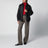 Roter Feinstrick-Rollkragenpullover aus Wolle und Kaschmir