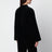 Black velvet jacket with Pankou fastening
