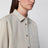 Butter-coloured wool and silk shirt