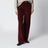 Burgundy corduroy trousers