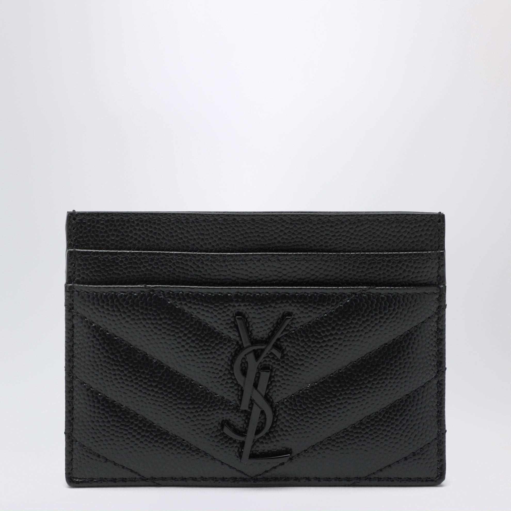 Black Cassandre Matelassé Card Holder