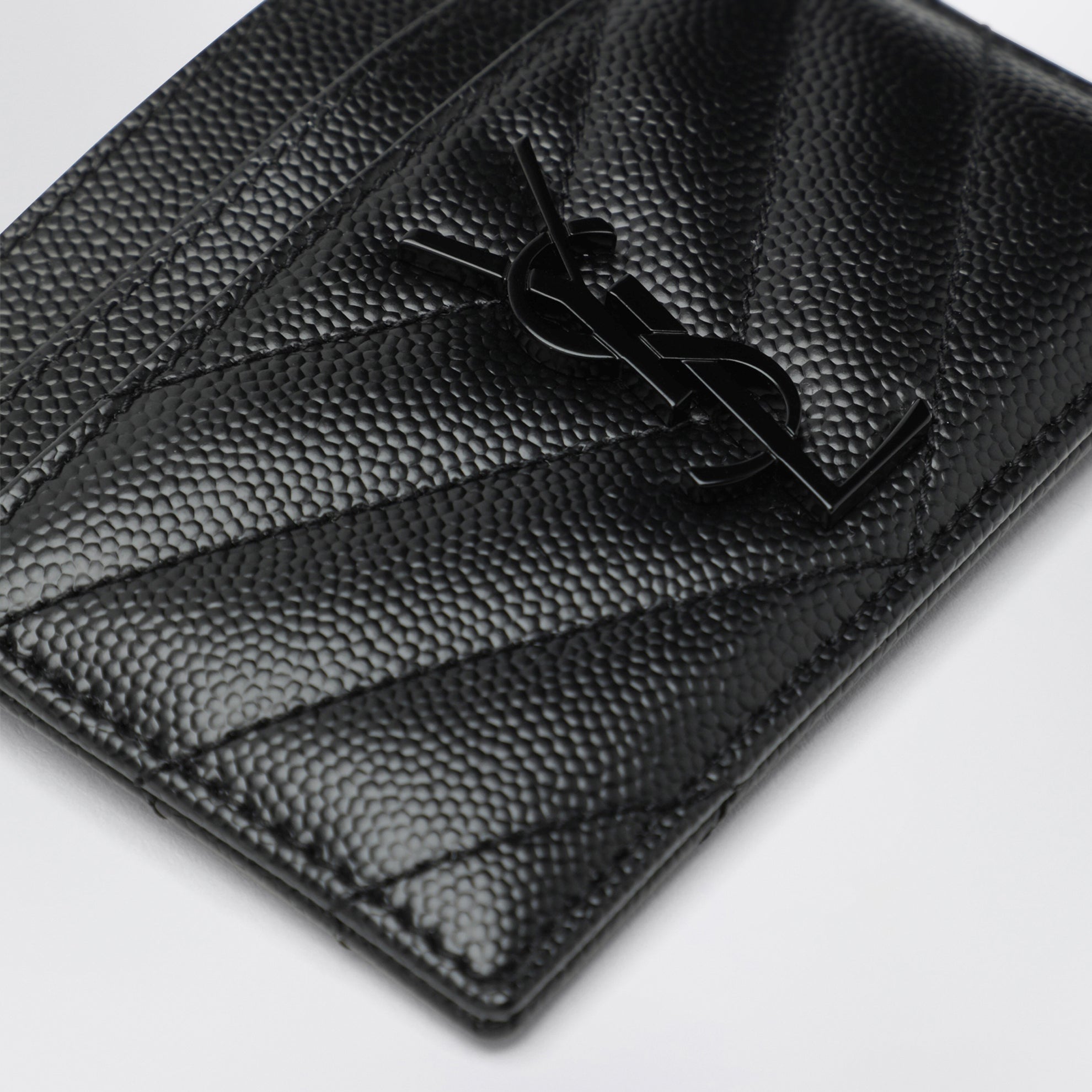 Black Cassandre Matelassé Card Holder