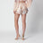 Valiant pfirsichfarbene Shorts mit Blumenmuster