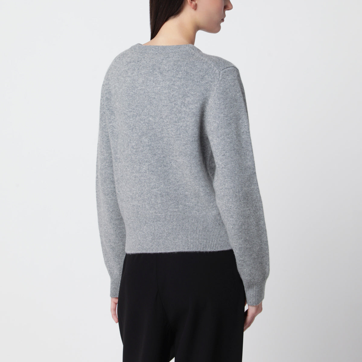 Maglione Jeanne grigio in cashmere
