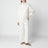 Maglione Xtra Crop color crema in cashmere