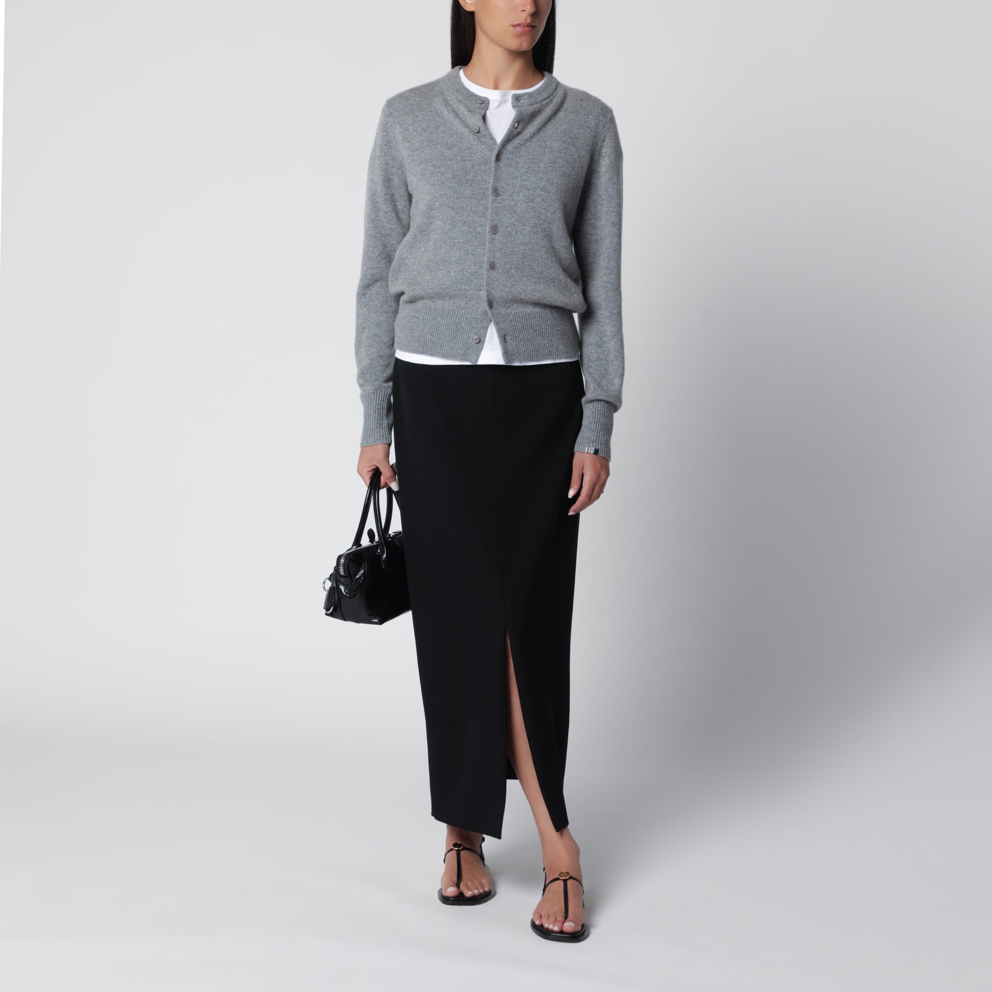 Cardigan Little Lamb color capra in cashmere