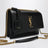 Black Medium Sunset Smooth Leather Bag