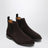Bottines Chelsea marron en daim
