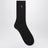 Calzini con logo in misto cotone rossi/blu