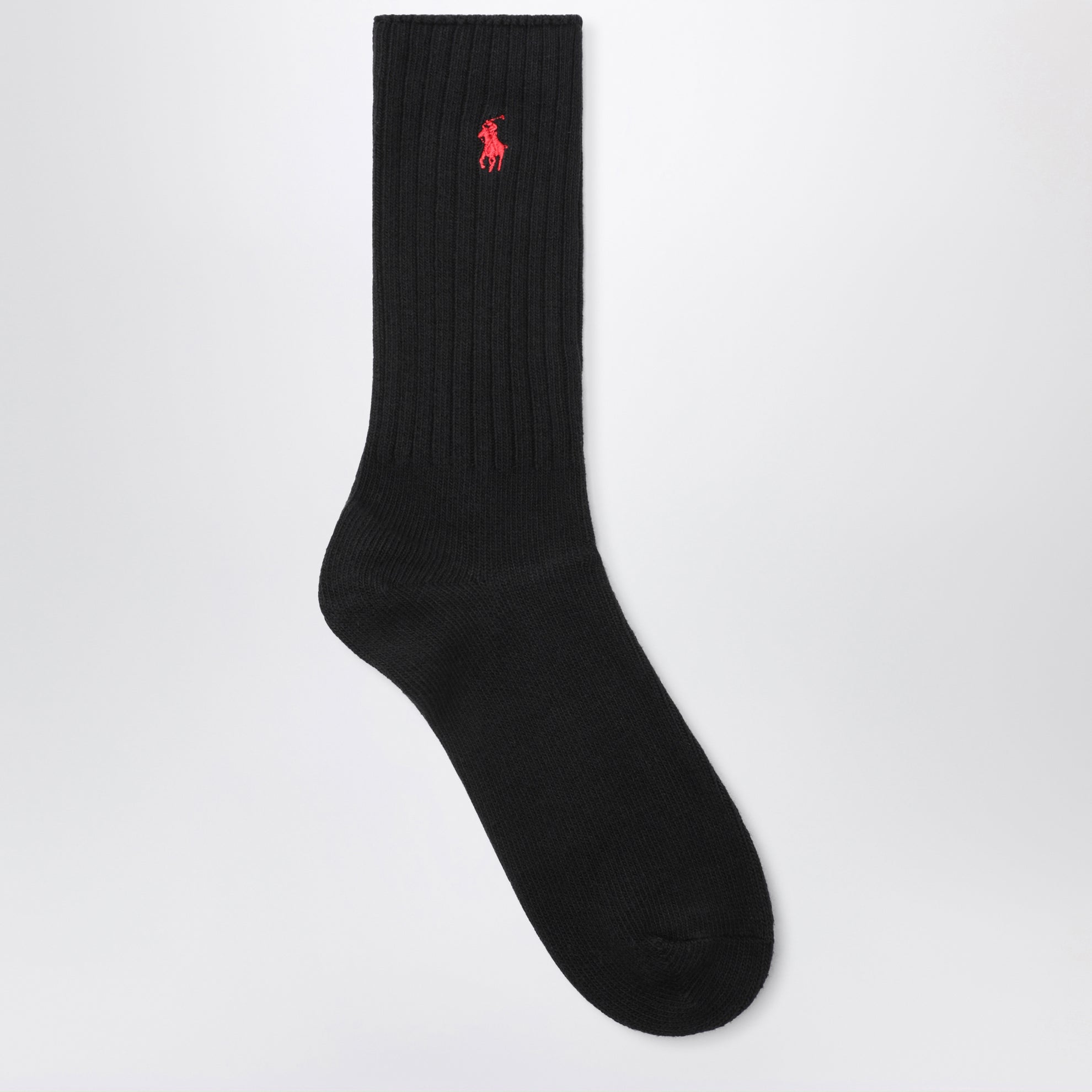 Calzini con logo in misto cotone rossi/blu