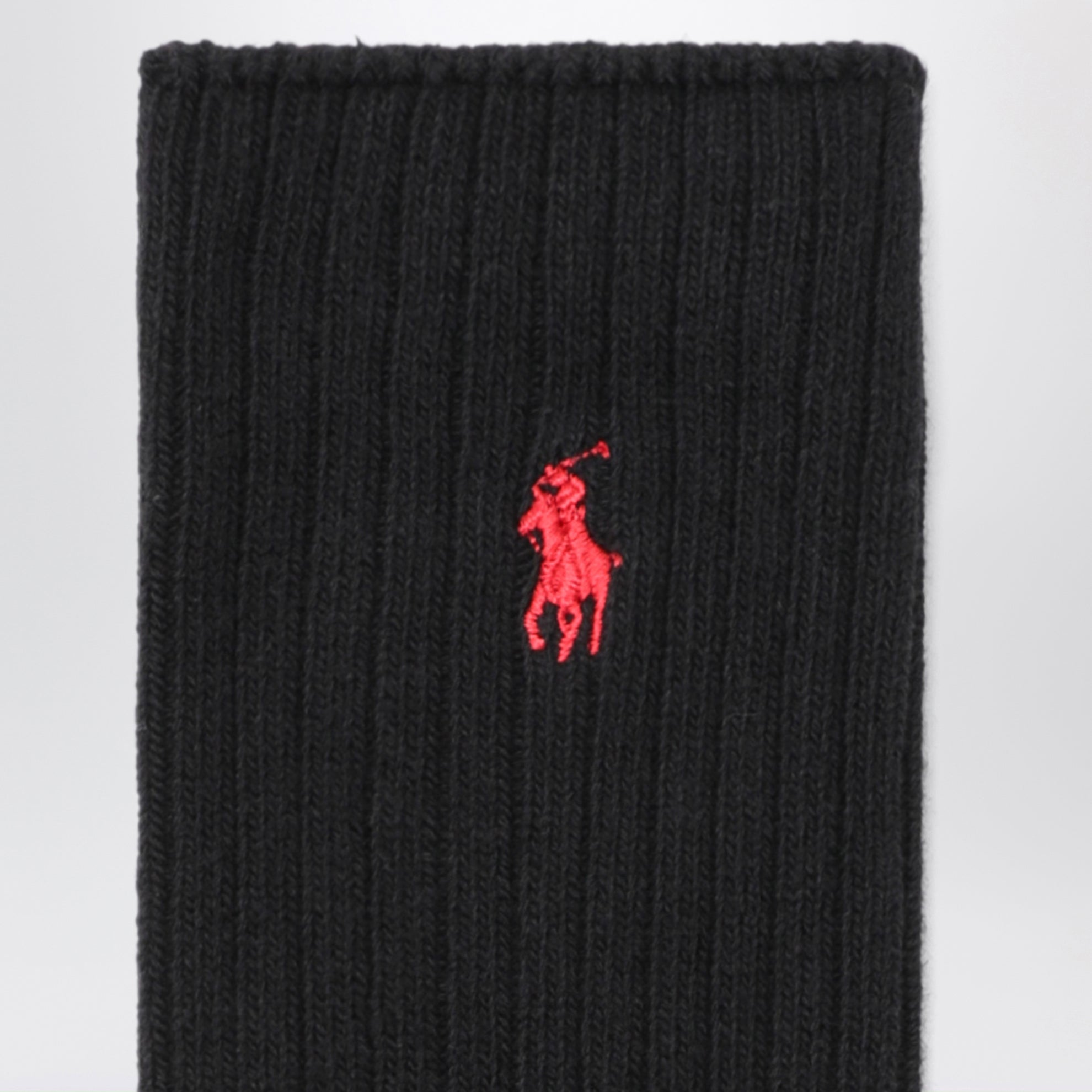 Calzini con logo in misto cotone rossi/blu