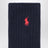 Navy/red cotton-blend logo socks