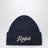 Navy blue beanie in wool blend