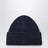 Navy blue beanie in wool blend