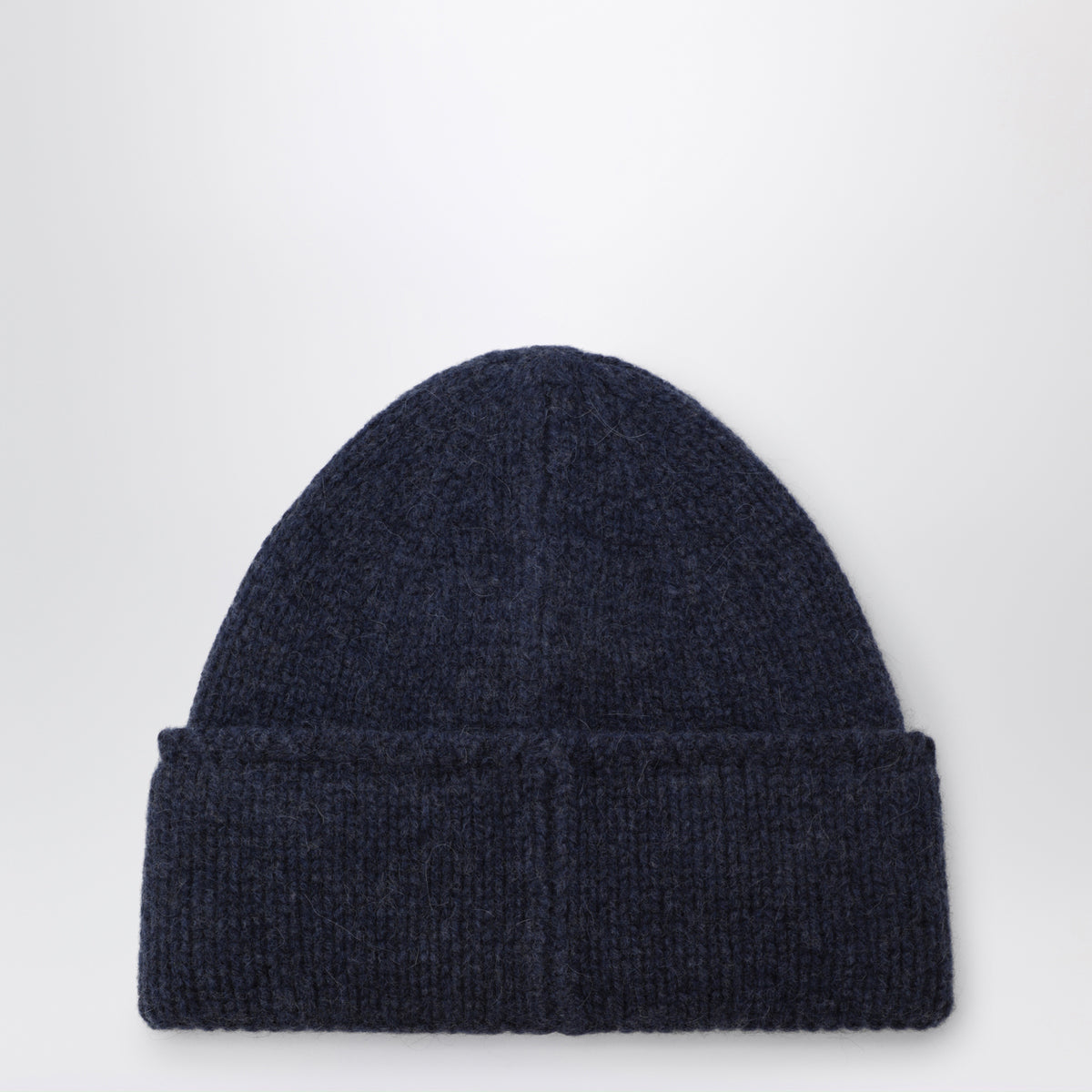 Navy blue beanie in wool blend