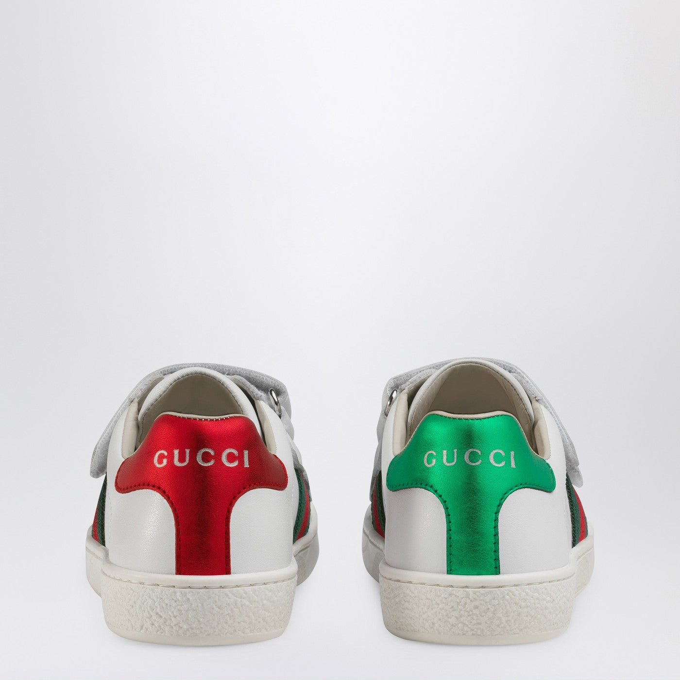 Ace white Sneakers with Web ribbon